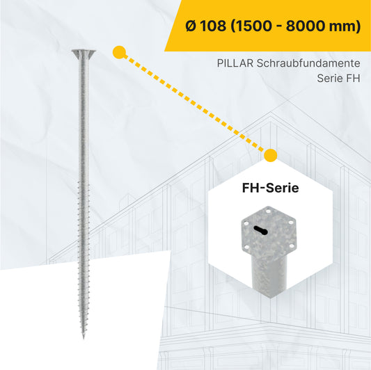 Schraubfundament PILLAR - FH Ø 108